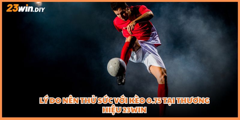 Lý do nên thử sức với kèo 0.75 tại thương hiệu 23win